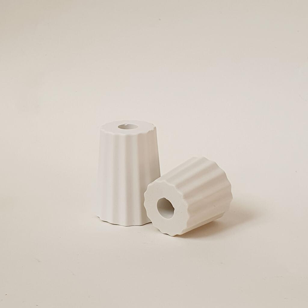 Силиконовая форма подсвечник для бентосвечи Линии