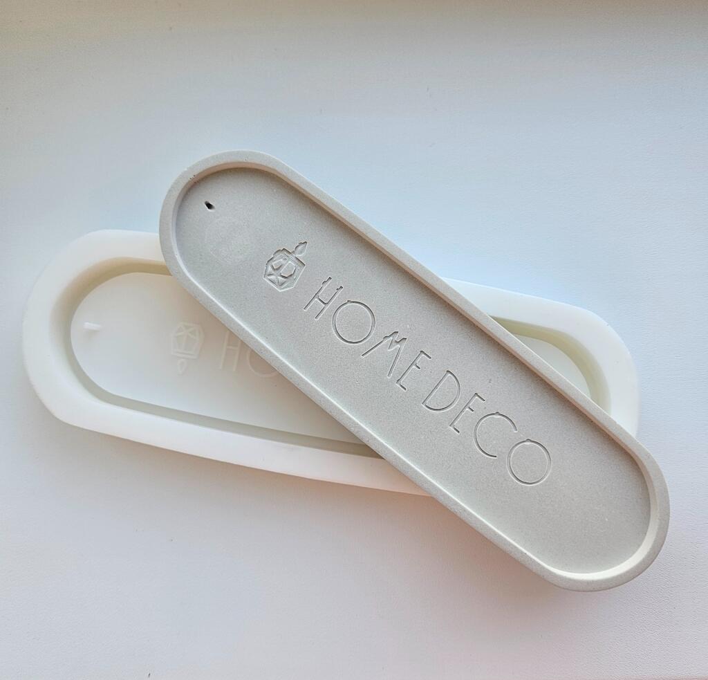 Силиконовая форма подставка Овал для благовония без лого