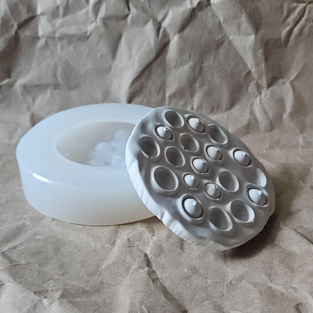 Силиконовая форма стакан Лотос коробочка 109