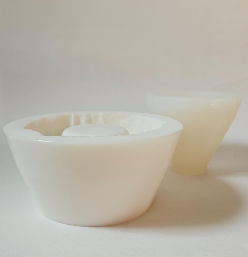 Силиконовая форма стакан Гора/ Скала 141