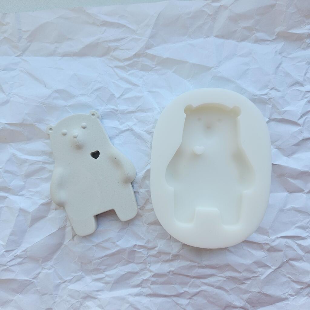 Силиконовая форма саше Мишка