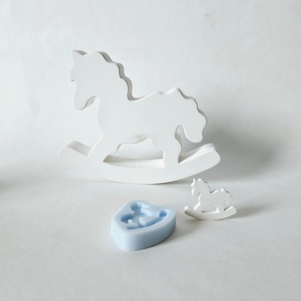 Силиконовая форма Лошадка-качалка мини