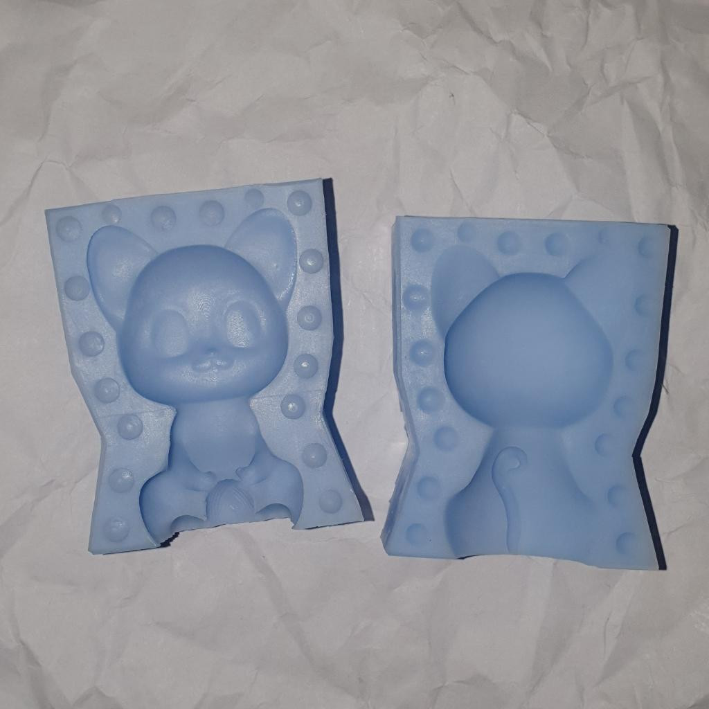 Силиконовая форма Котенок с клубком