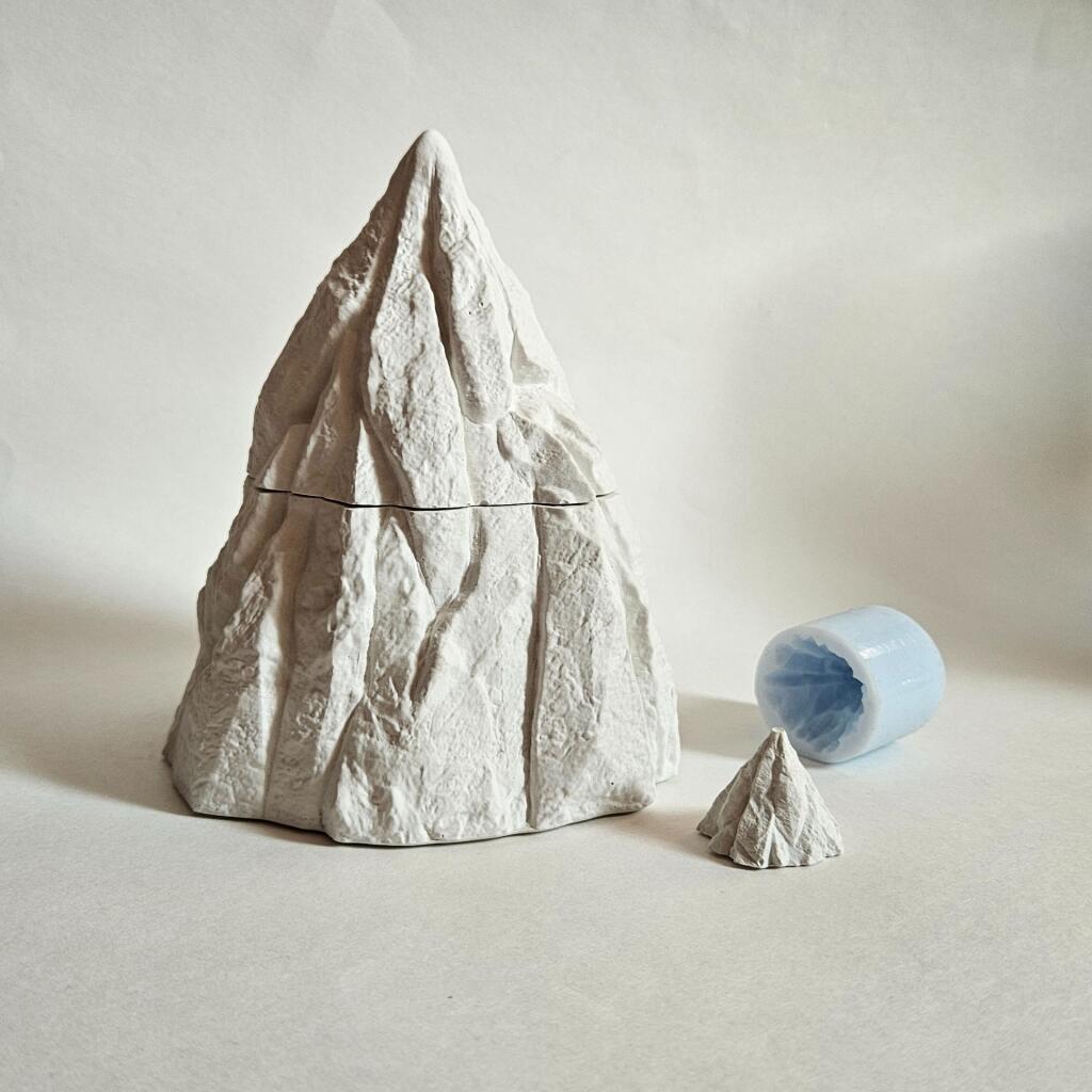 Силиконовая форма Гора / Скала мини