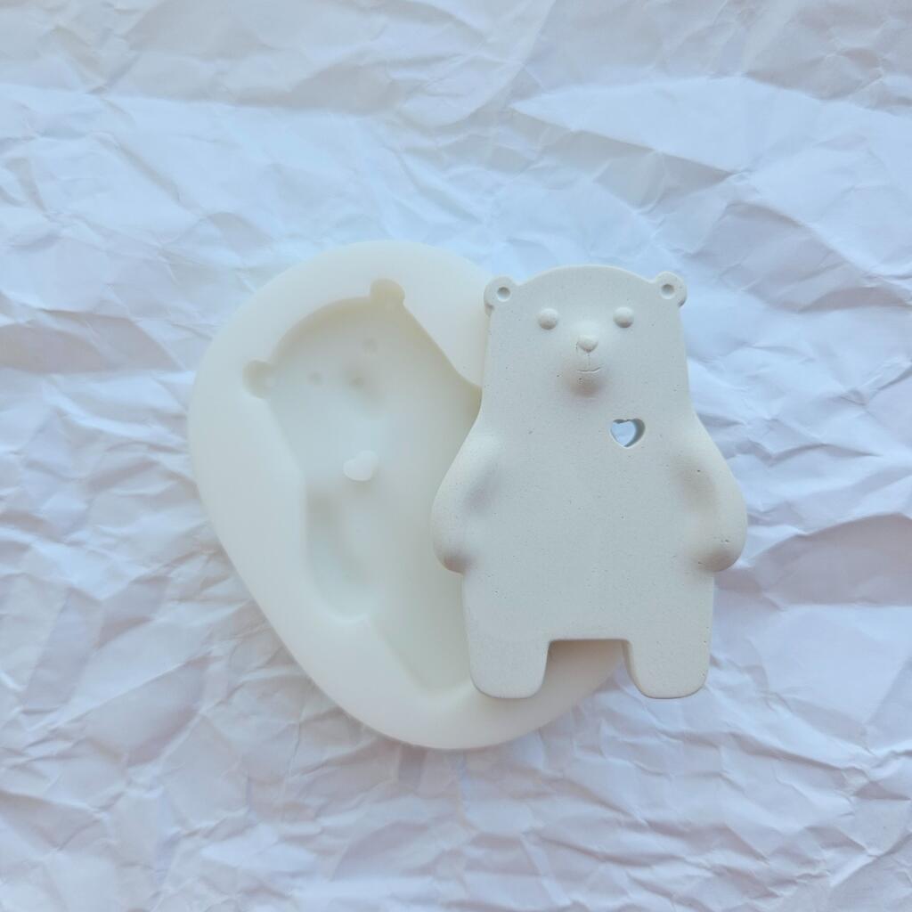 Силиконовая форма саше Мишка