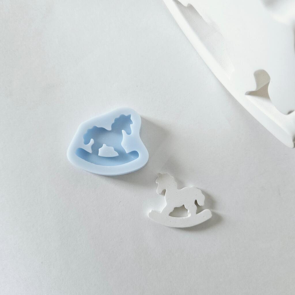 Силиконовая форма Лошадка-качалка мини