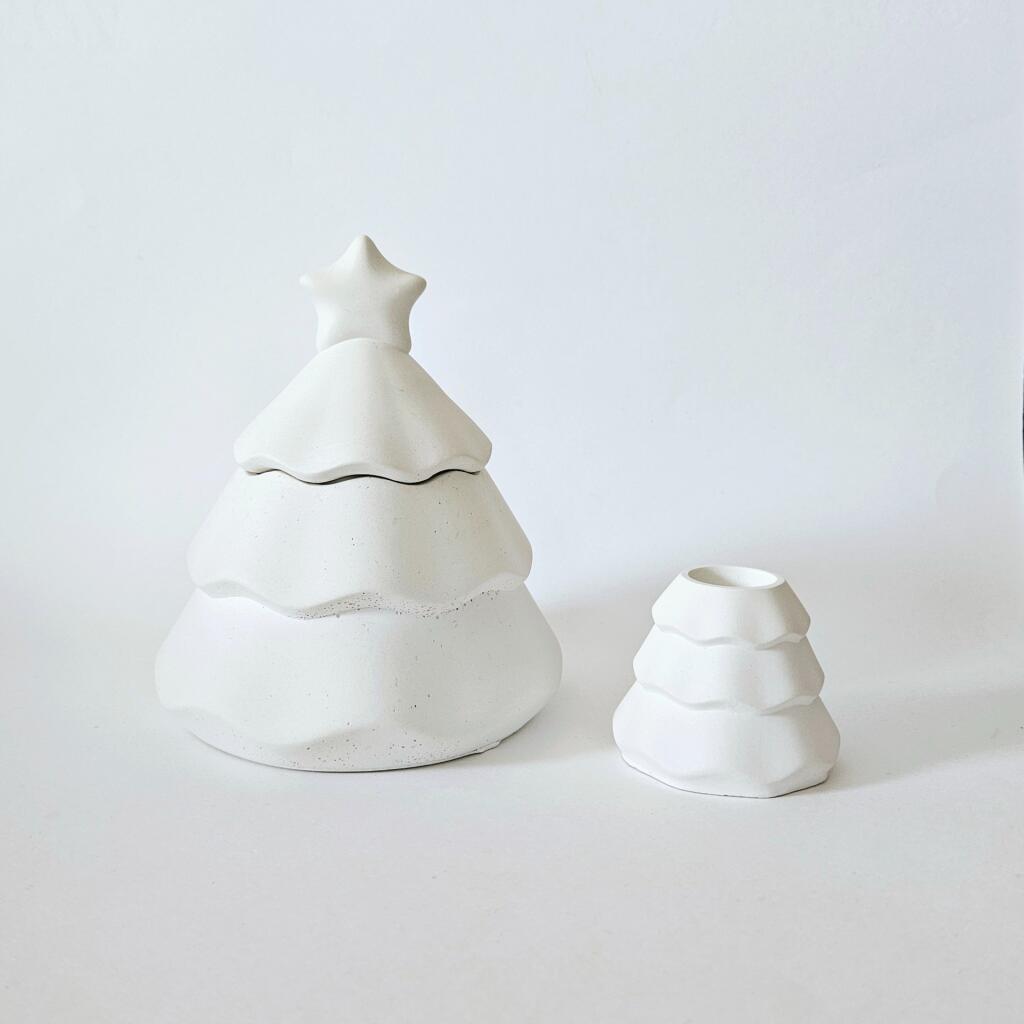 Силиконовая форма стакан Елка