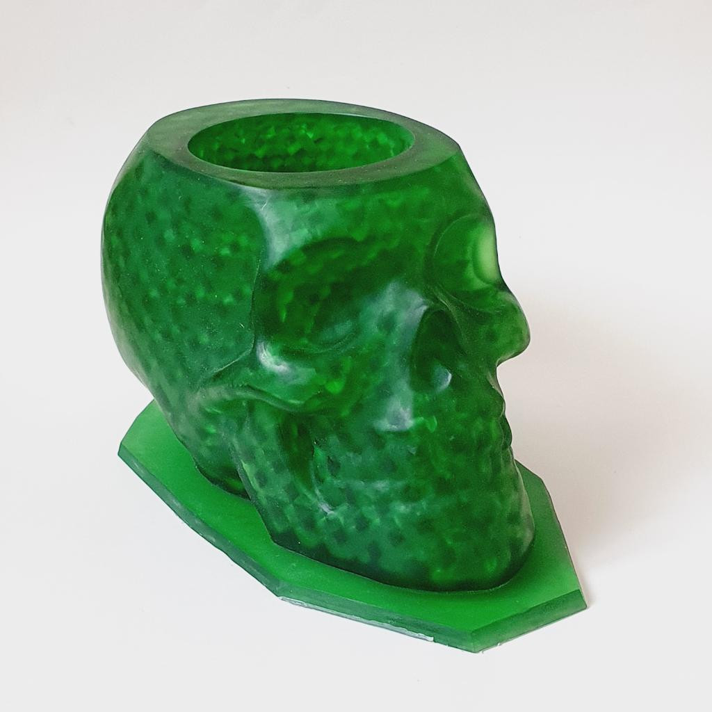 Модель (набор) стакан Череп для силикона