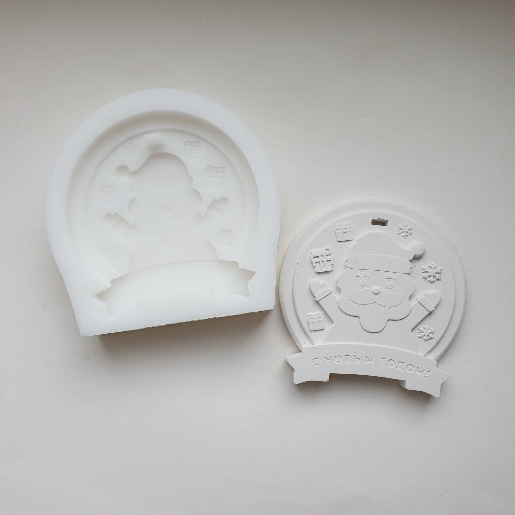 Силиконовая форма саше Дед Мороз
