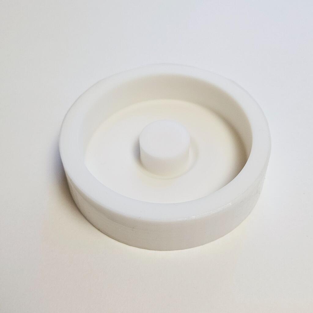 Силиконовая форма подсвечник Круг 3 см