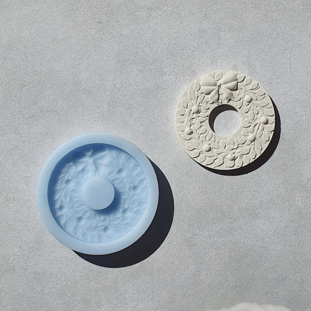 Силиконовая форма Венок мини