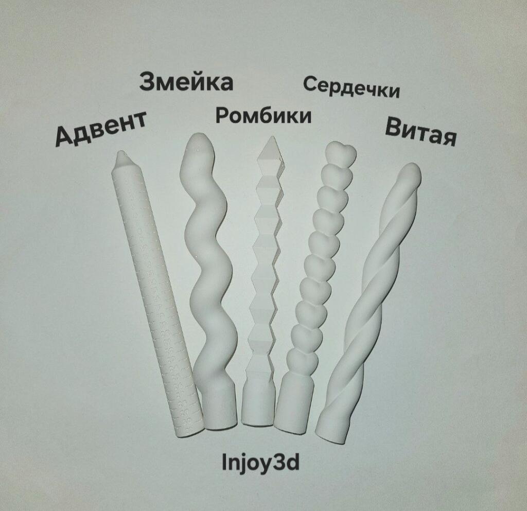 Силиконовая форма Столовая свеча