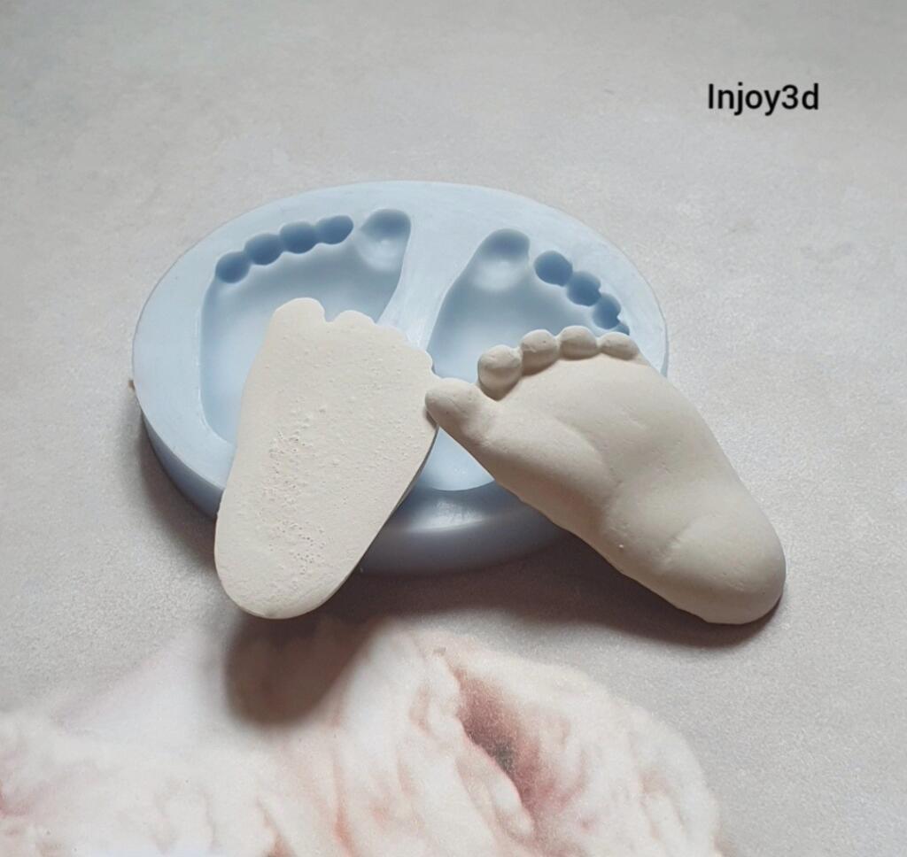 Силиконовая форма палетка Пяточки