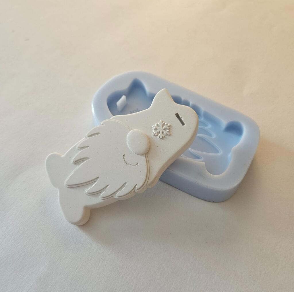 Силиконовая форма саше Гном