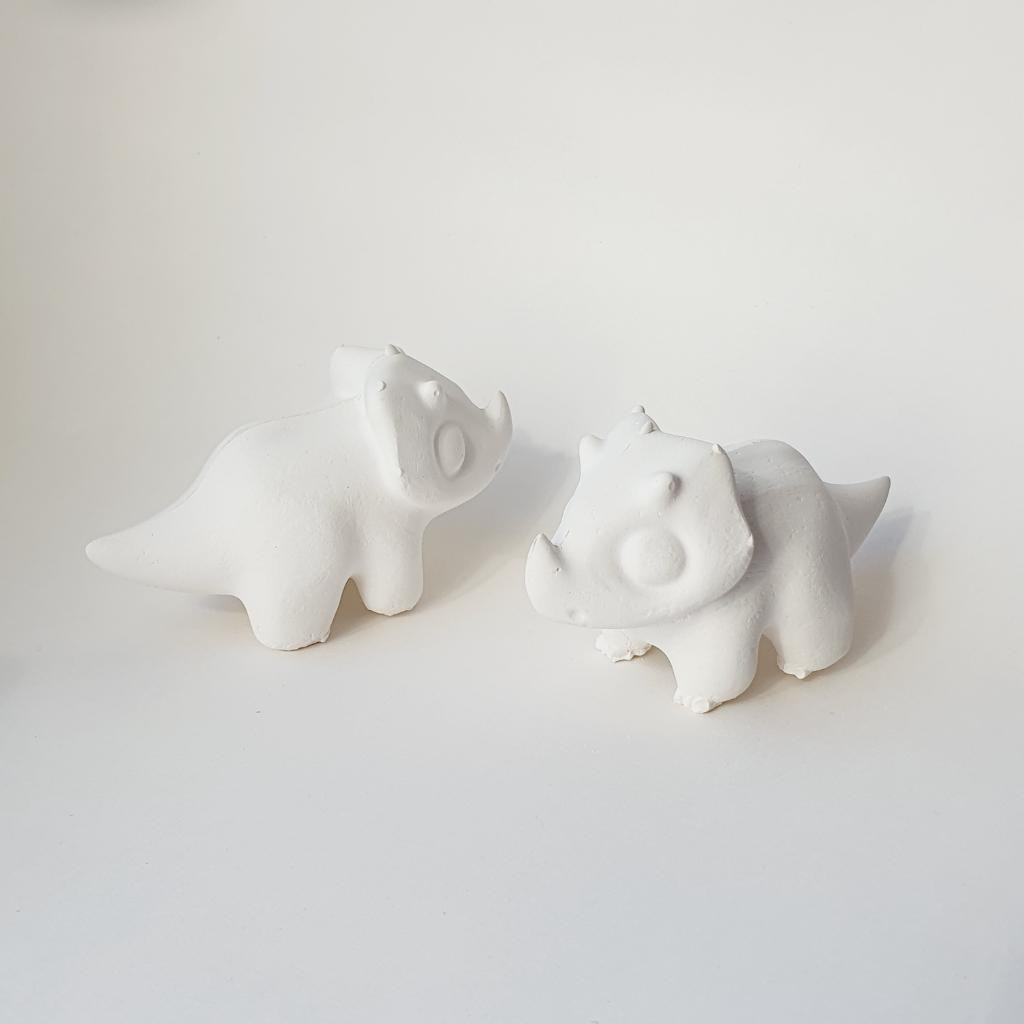 Раскраска из гипса Трицераптор