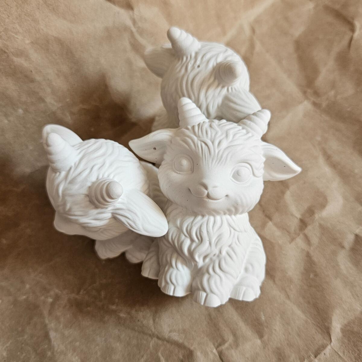 Силиконовая форма Коза для мыла и воска