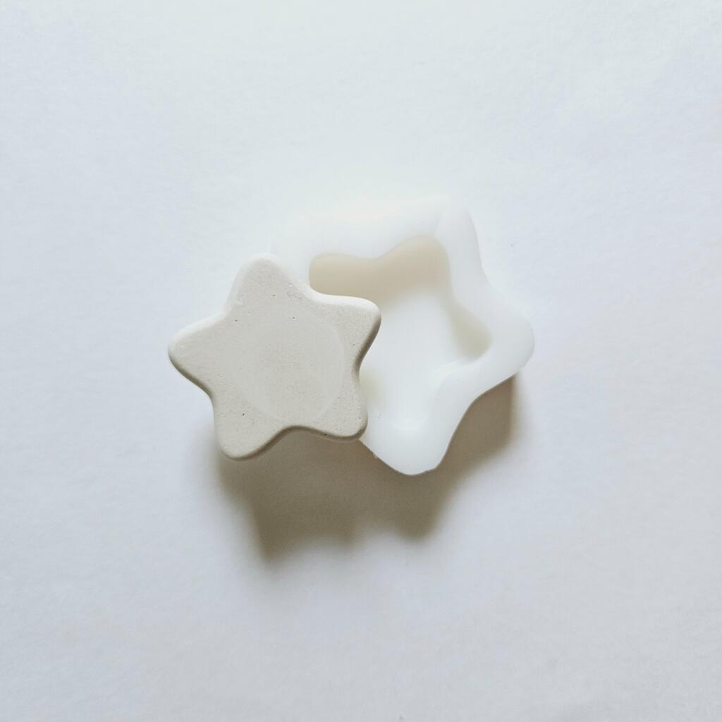 Силиконовая форма бентосвеча Звёздочка