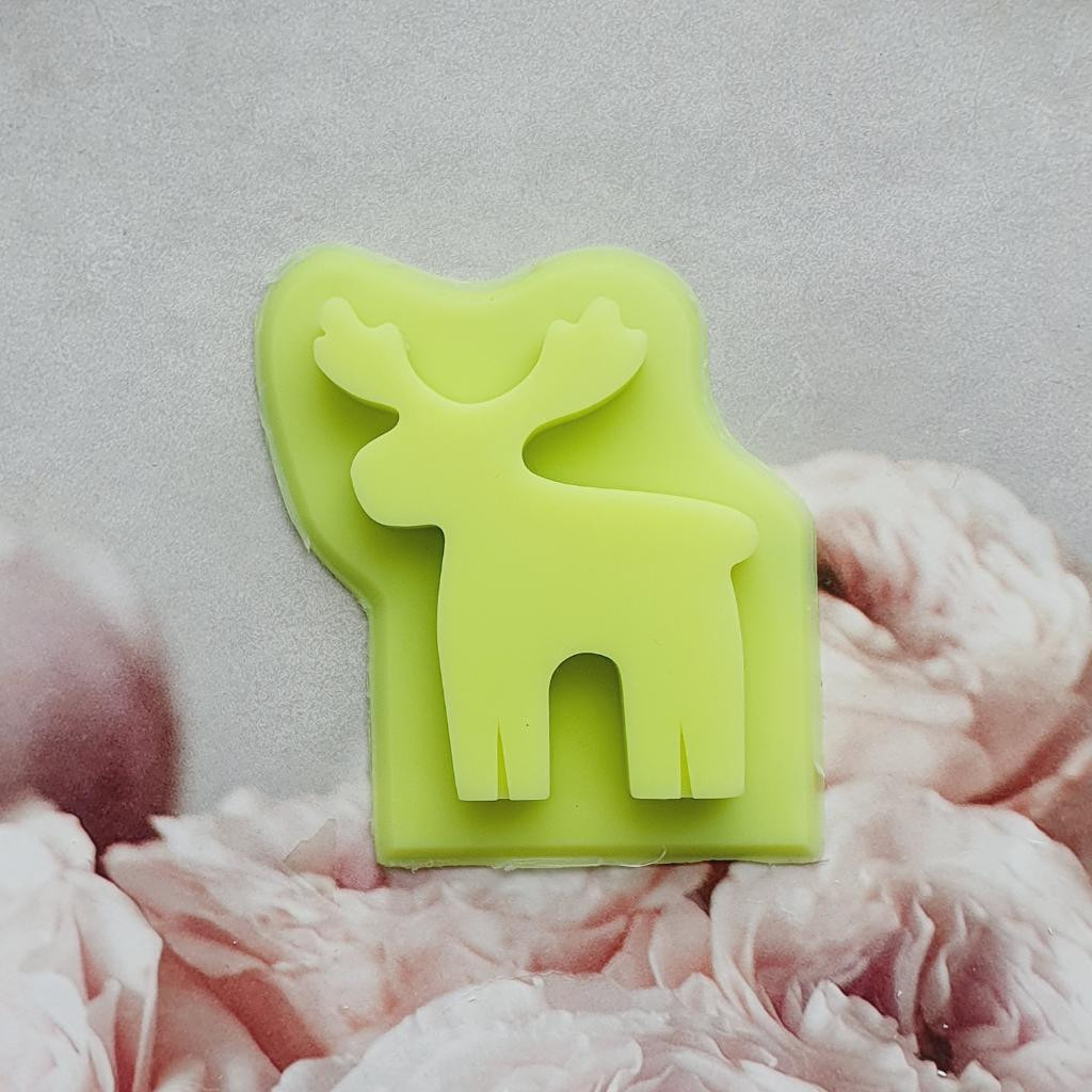 Модель для заливки силиконом Олень (Лось) с уже готовой основой и разборными опалубками