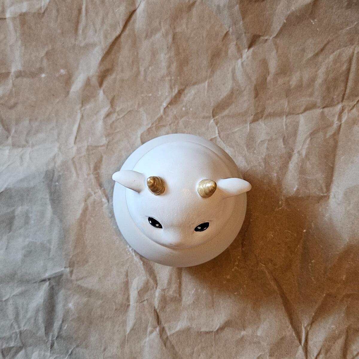 Силиконовая форма Коза (крышка) и стакан шар