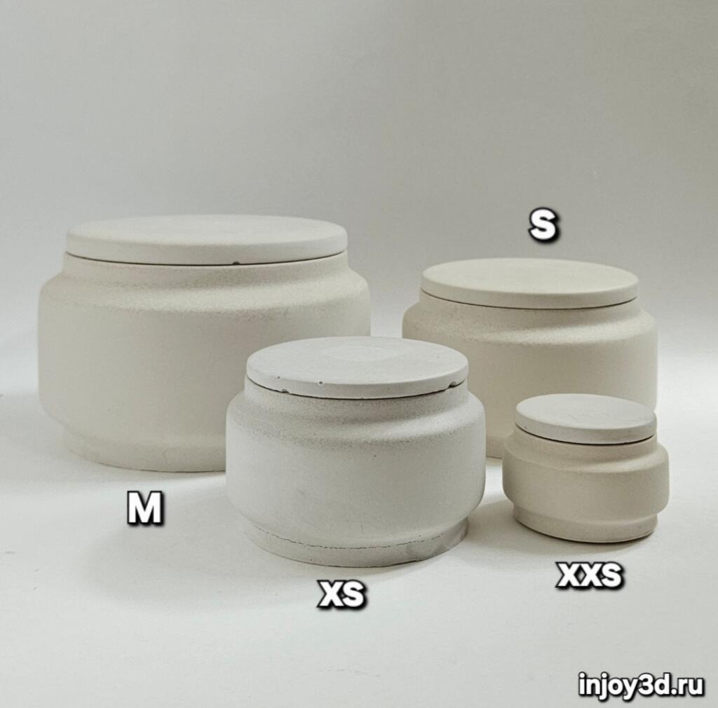 Силиконовая форма стакан Мягкий бочонок М