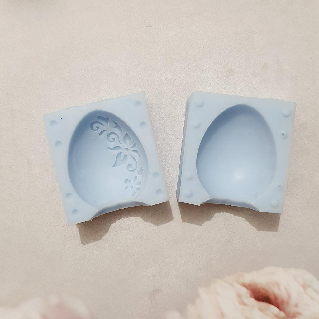 Силиконовая форма "Яйцо с узором"