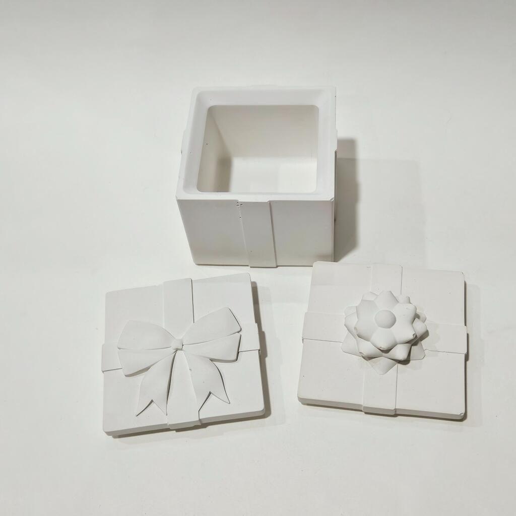 Силиконовая форма стакан Подарок 132