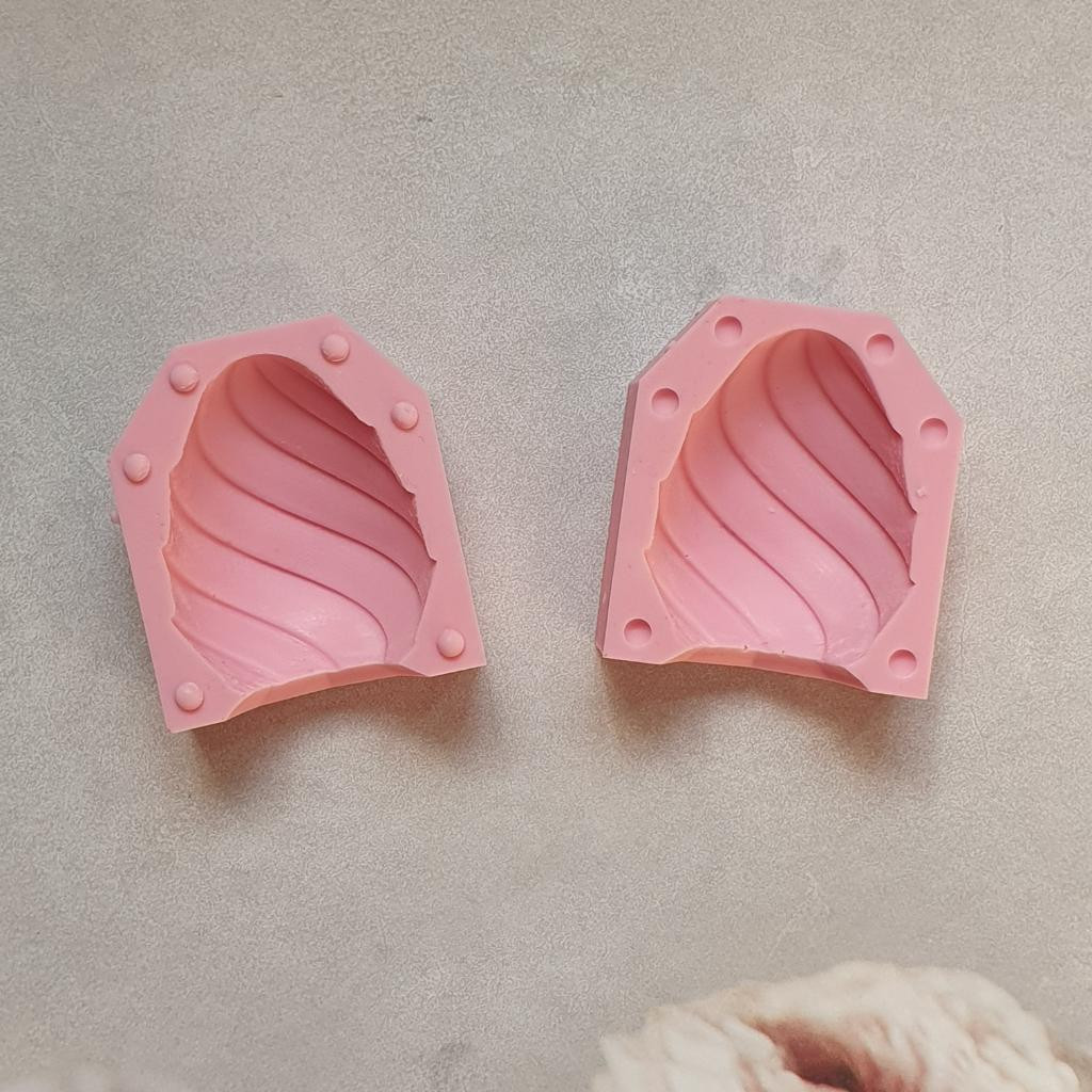 Силиконовая форма "Яйцо спиралька".