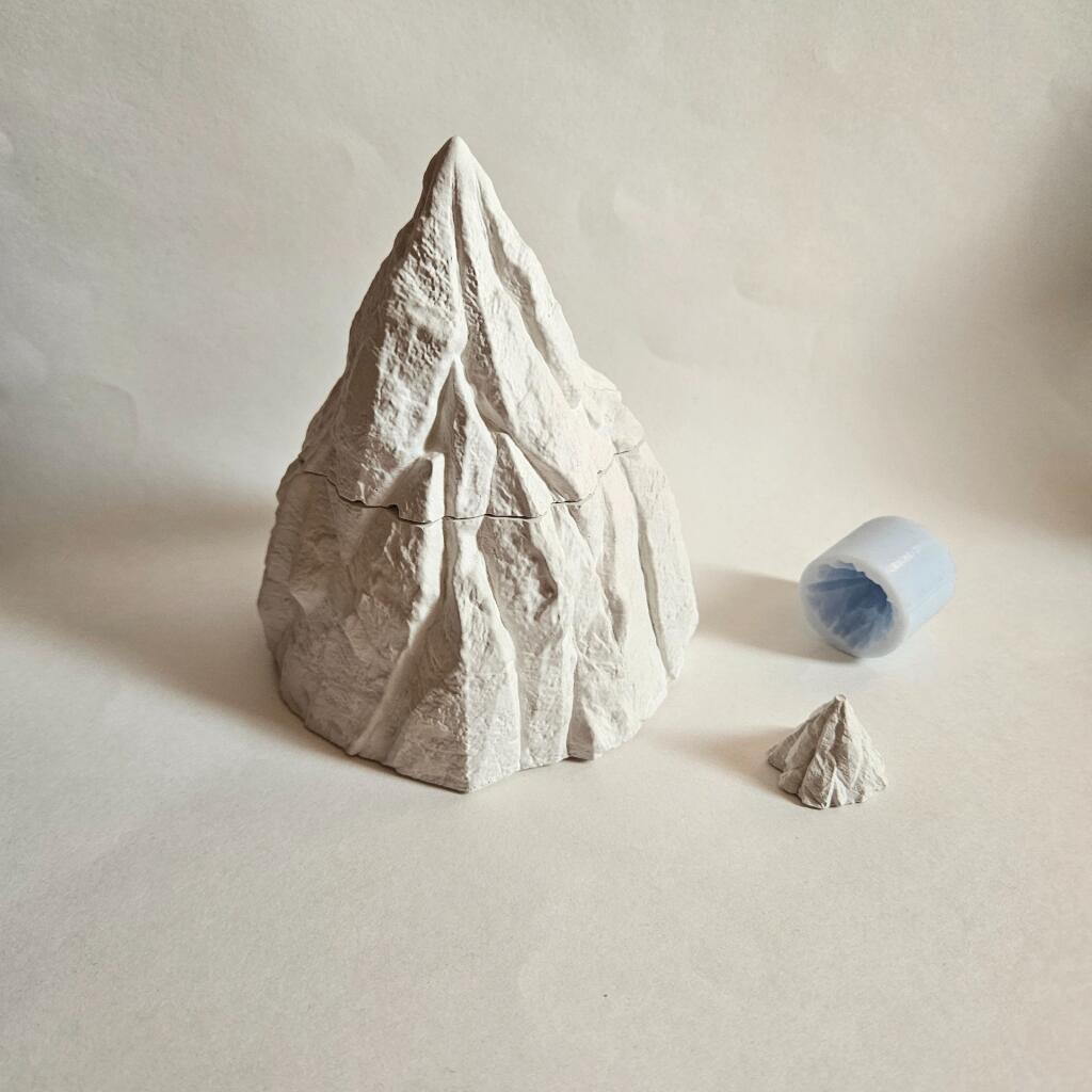 Силиконовая форма Гора / Скала мини