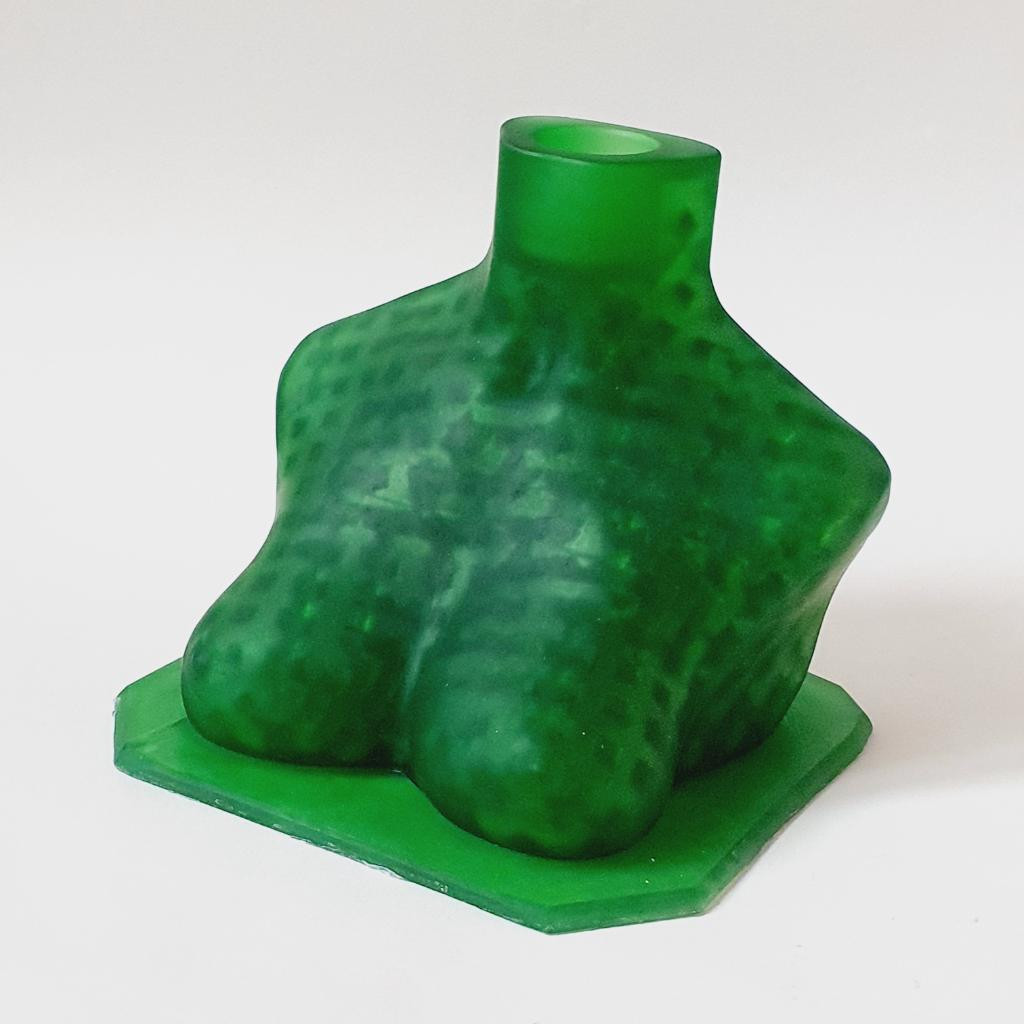 Модель (набор) для силикона держатель (подсвечник) Девушка