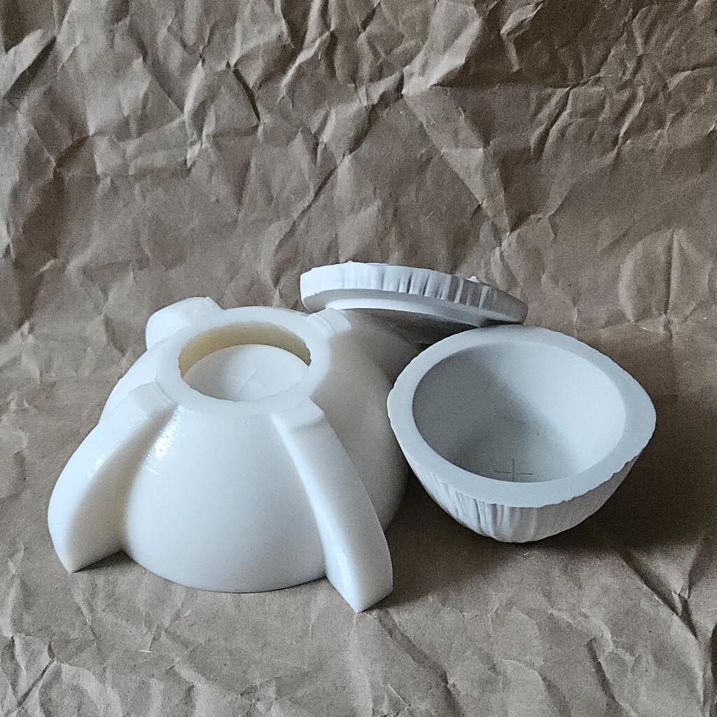 Силиконовая форма стакан Лотос коробочка 109