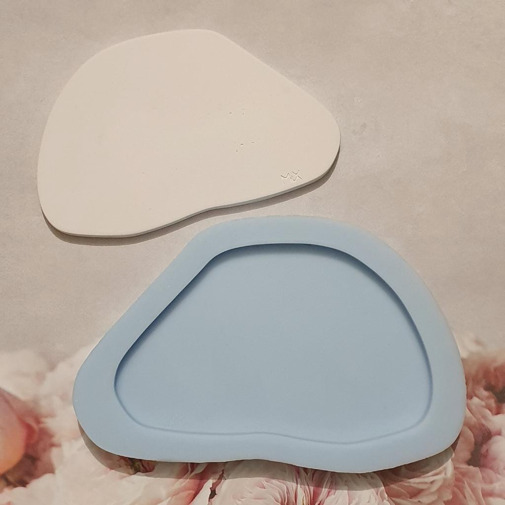 Силиконовая форма Подставка (поднос) Абстракция