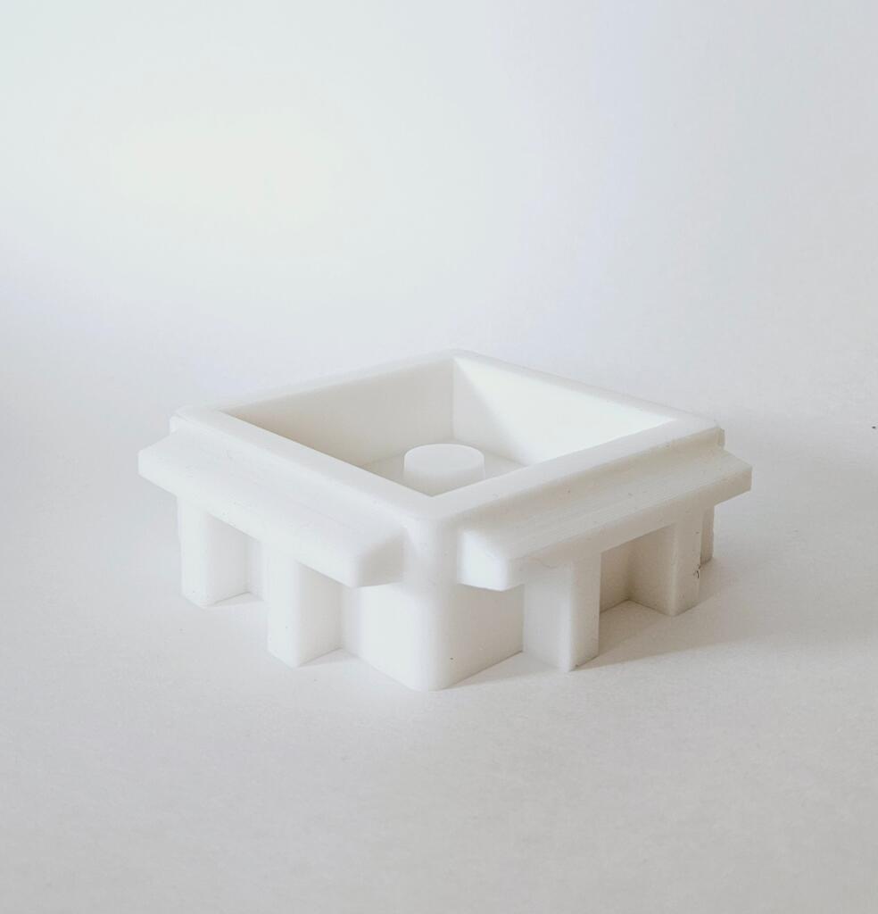 Силиконовая форма подсвечник Квадрат