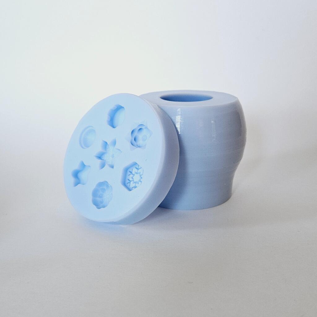 Набор силиконовых форм: шар и палетка подвесов