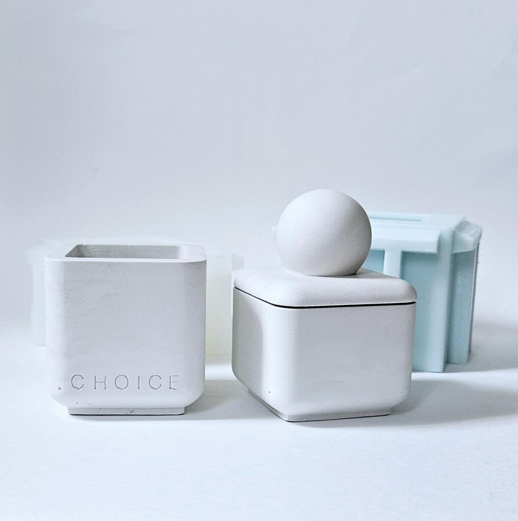 Силиконовая форма стакан Мягкая шкатулка 50