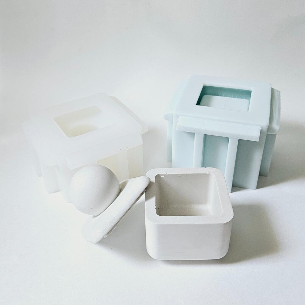 Силиконовая форма стакан Мягкая шкатулка 50