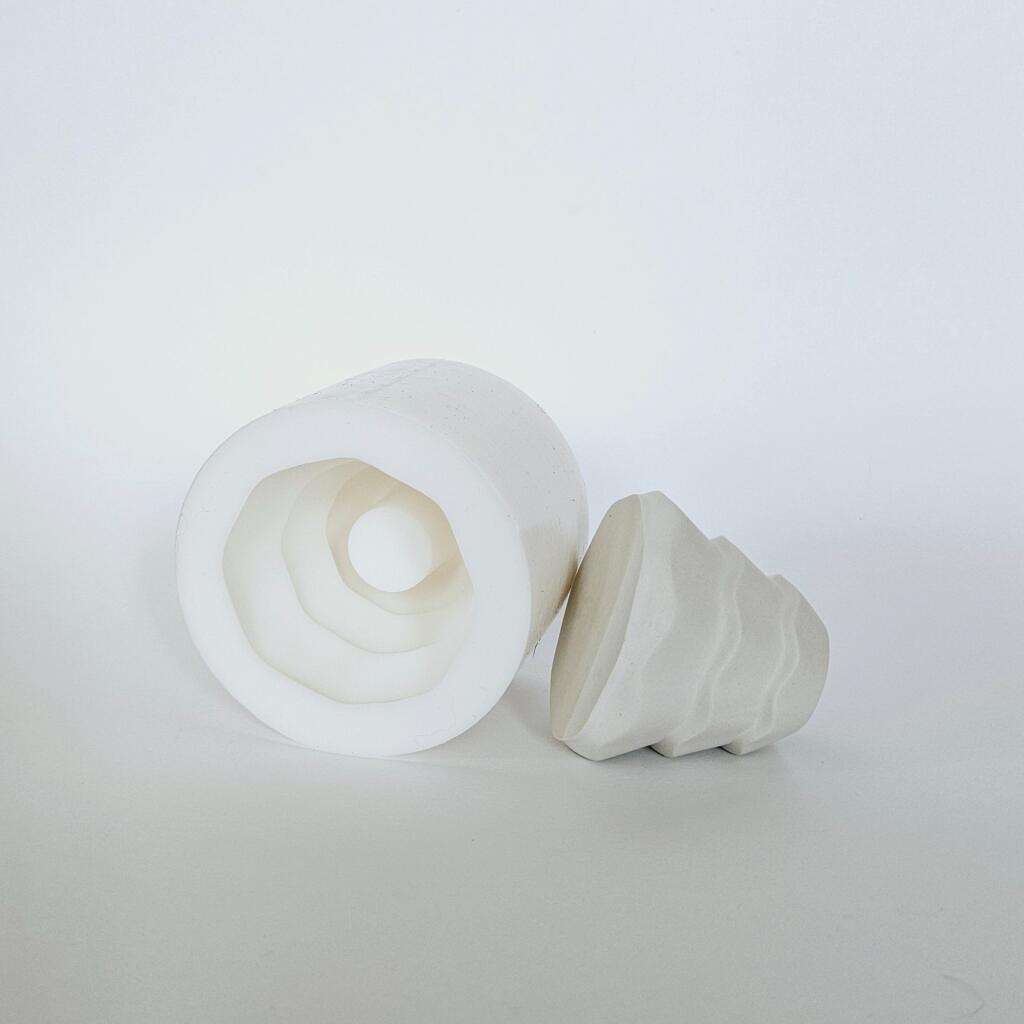 Силиконовая форма подсвечник Елка