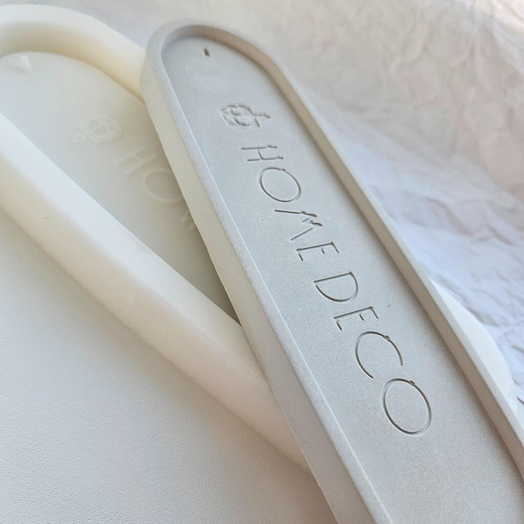 Силиконовая форма подставка Овал для благовония без лого