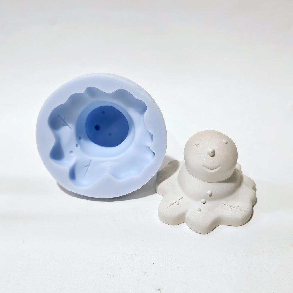 Силиконовая форма Таящий снеговик