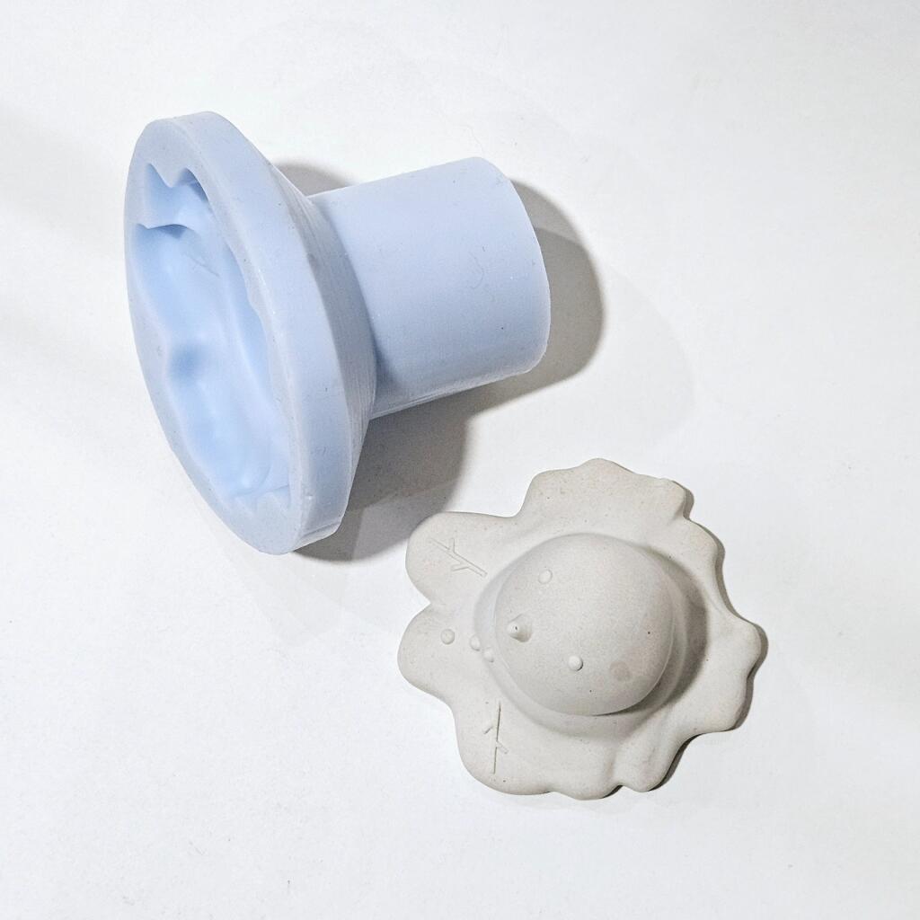 Силиконовая форма Таящий снеговик