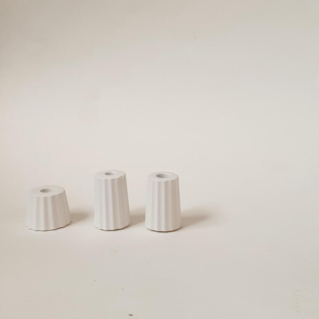 Силиконовая форма подсвечник для бентосвечи Линии