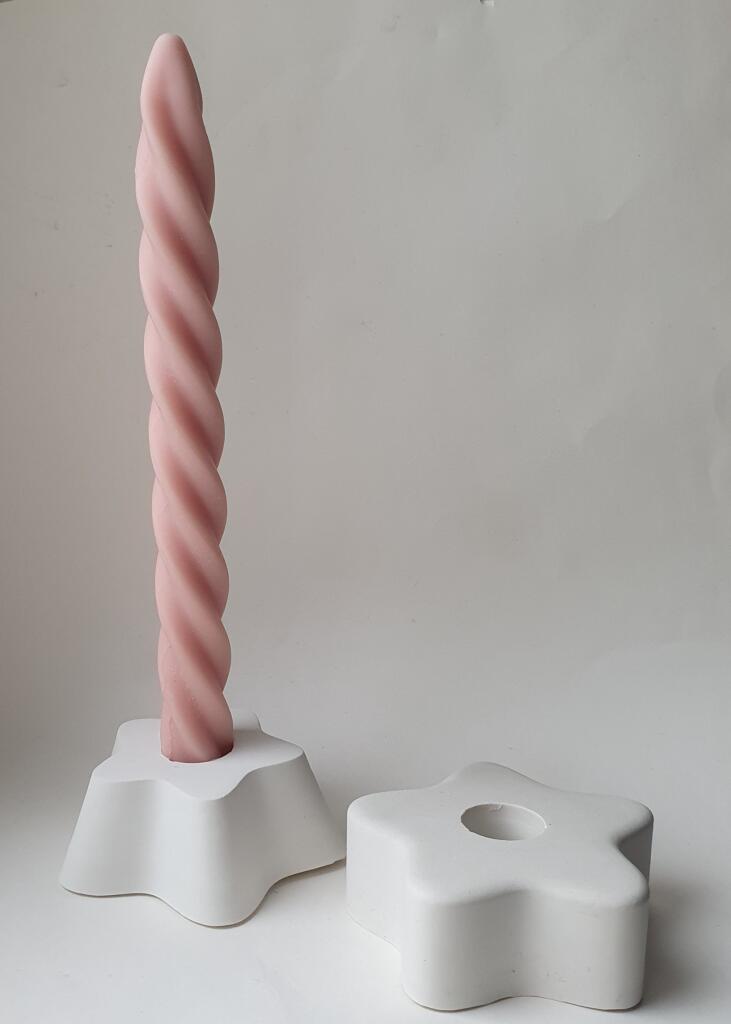 Силиконовая форма подсвечник Звезда