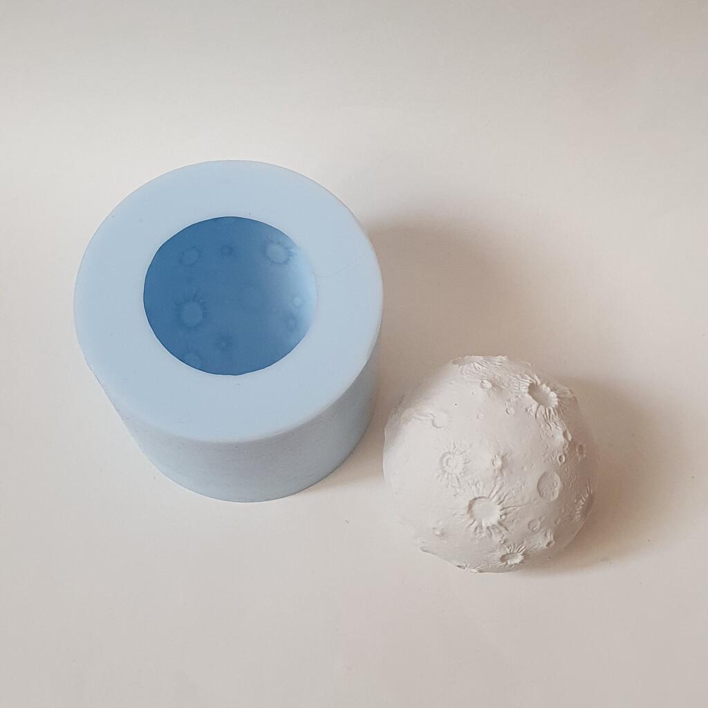 Силиконовая форма свеча Луна