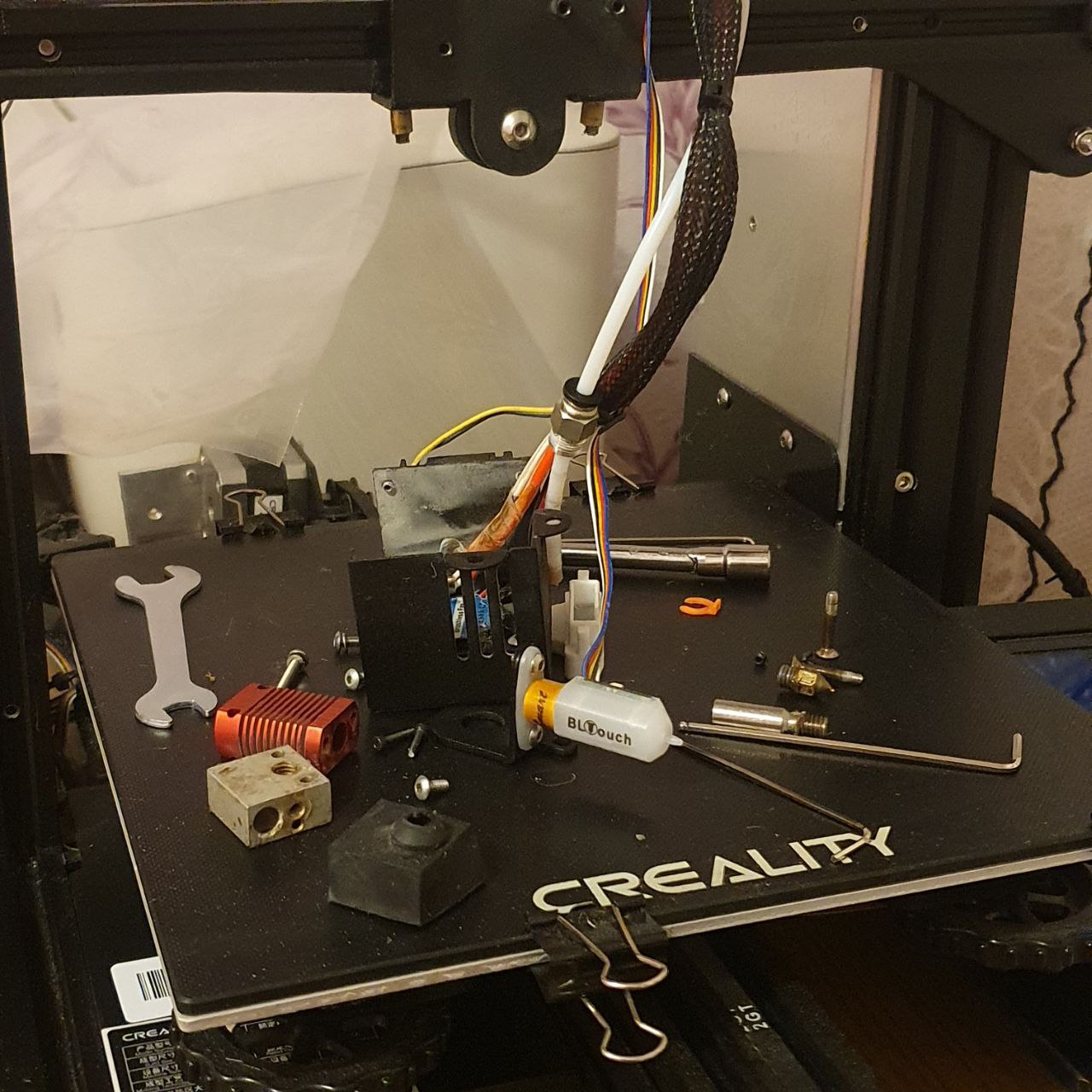 Так происходит ремонт принтера...