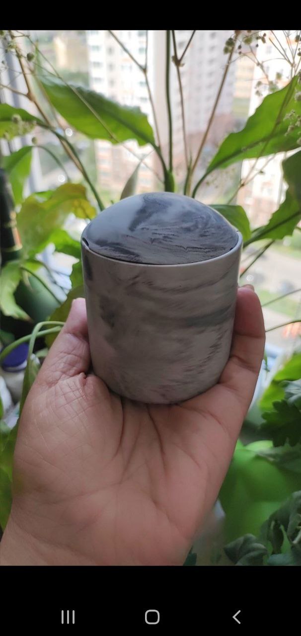 Крышка для кашпо Шар из Али, а еще она подходит для кашпо Hyggee Цилиндр S (150 мл)