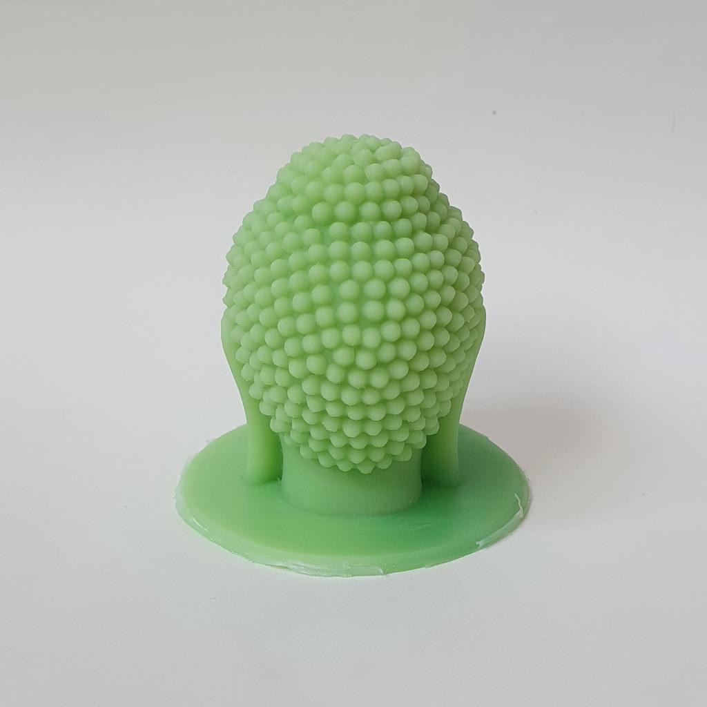 Силиконовая форма  Будда с отверстием для благовония