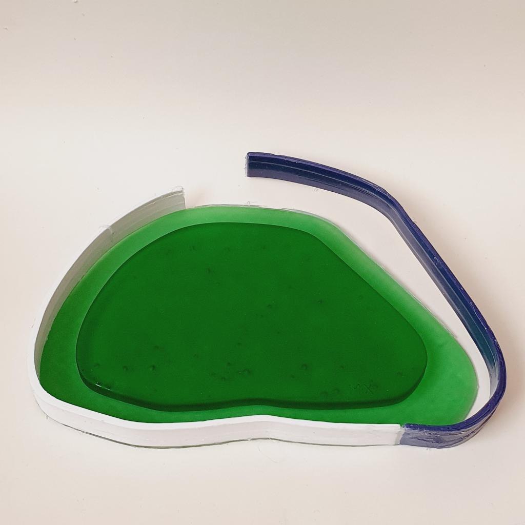 Силиконовая форма  Подставка (поднос) Абстракция