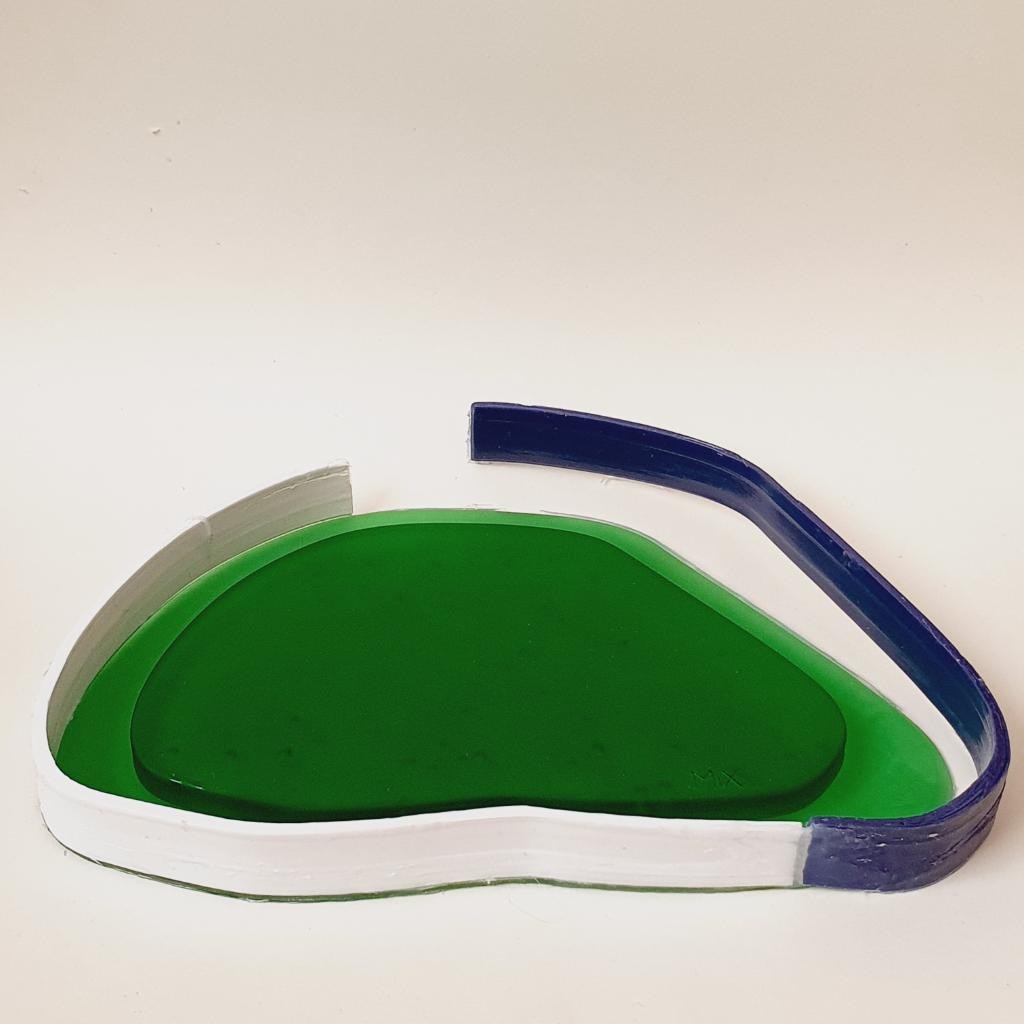 Силиконовая форма  Подставка (поднос) Абстракция