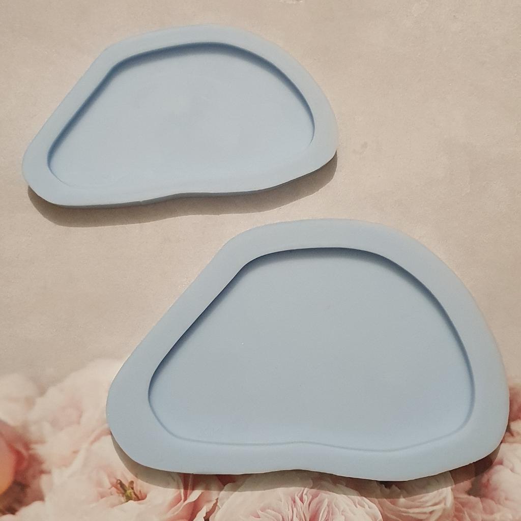 Силиконовая форма  Подставка (поднос) Абстракция