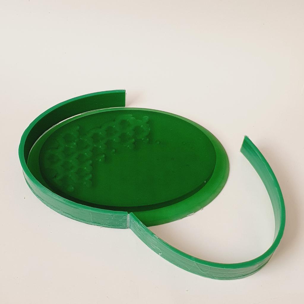 Силиконовая форма  Подставка (поднос) Овал без бортов