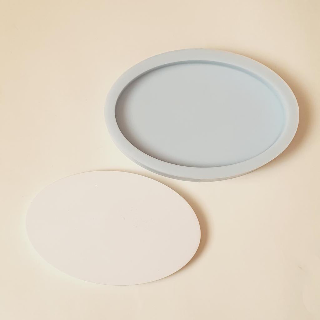 Силиконовая форма  Подставка (поднос) Овал без бортов